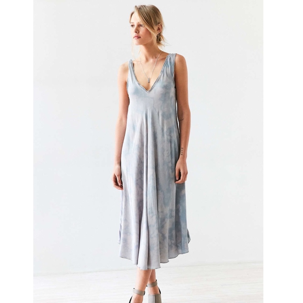Urban Outfitters Cassidy Dye Tech Midi Dress